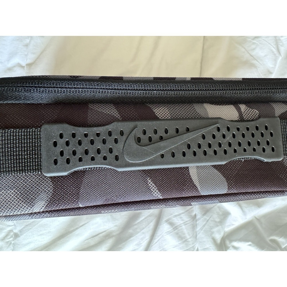 New Nike Futura Fuel Pack Lunch Box Insulated Hard Shell Black Camo School - Picture 7 of 11